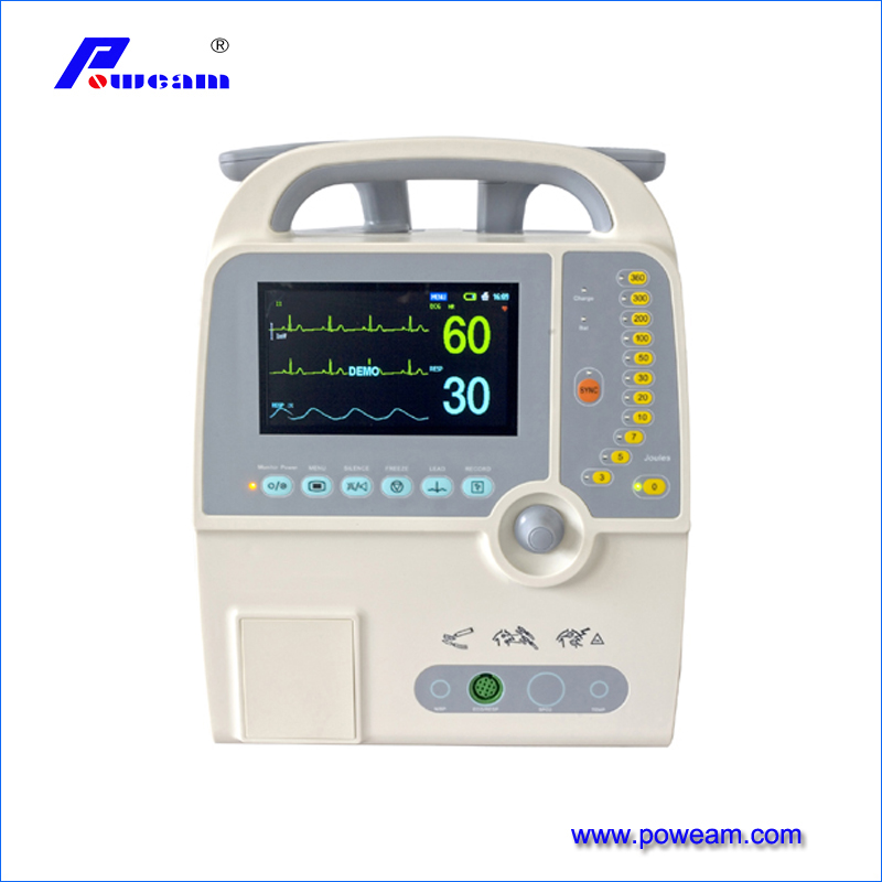 Hospital 7 'Pantalla LCD LCD AED AED AED DIFIBRILLADOR EXTERNO (D-2000A)