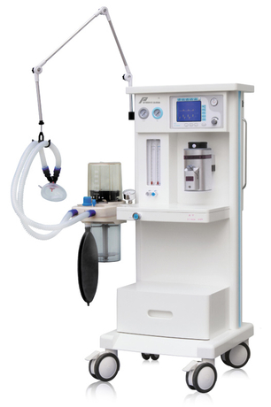 máquina de anestesia médica veterinaria