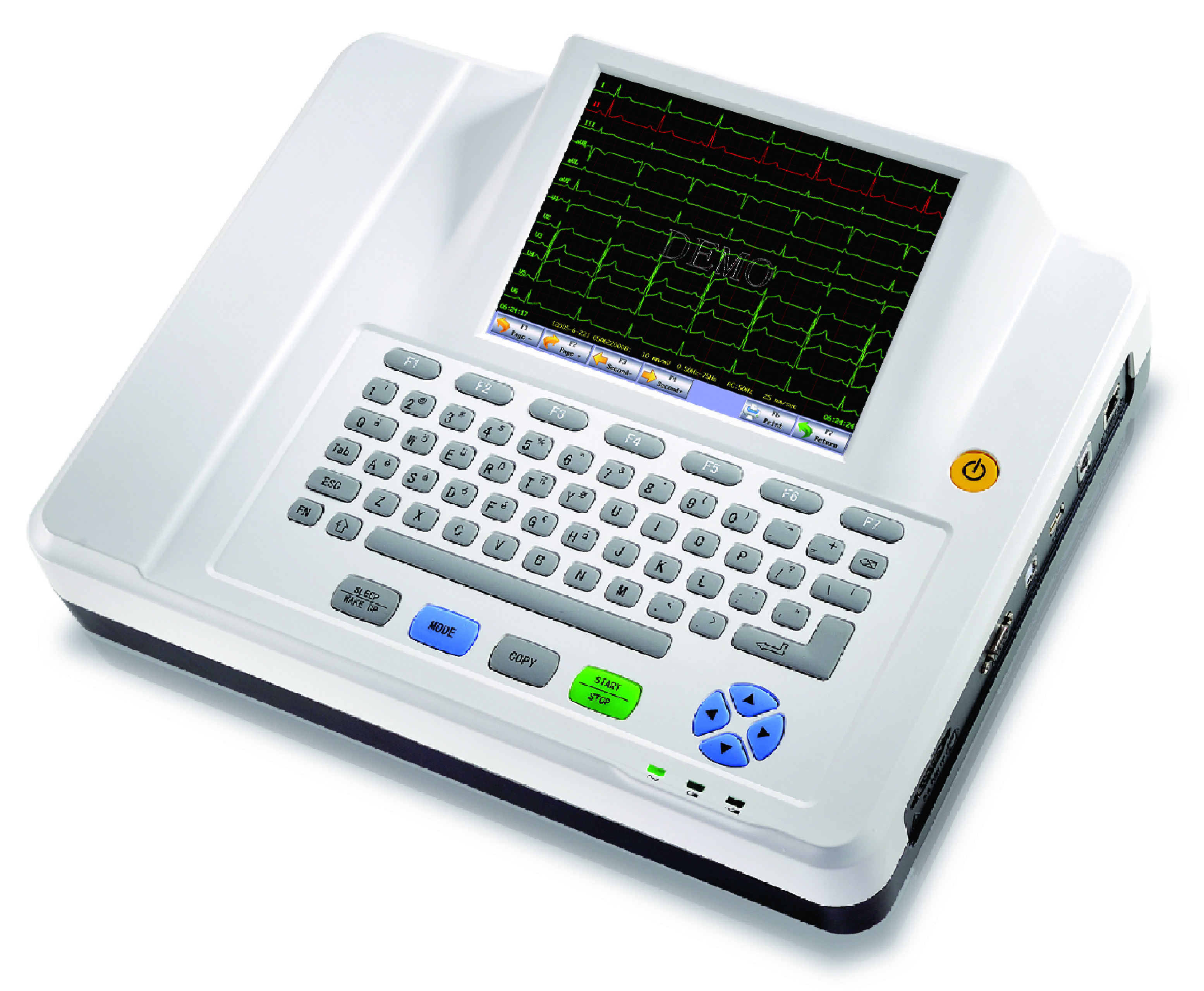 Máquinas de electrocardiógrafo ECG y EKG con 12 canales