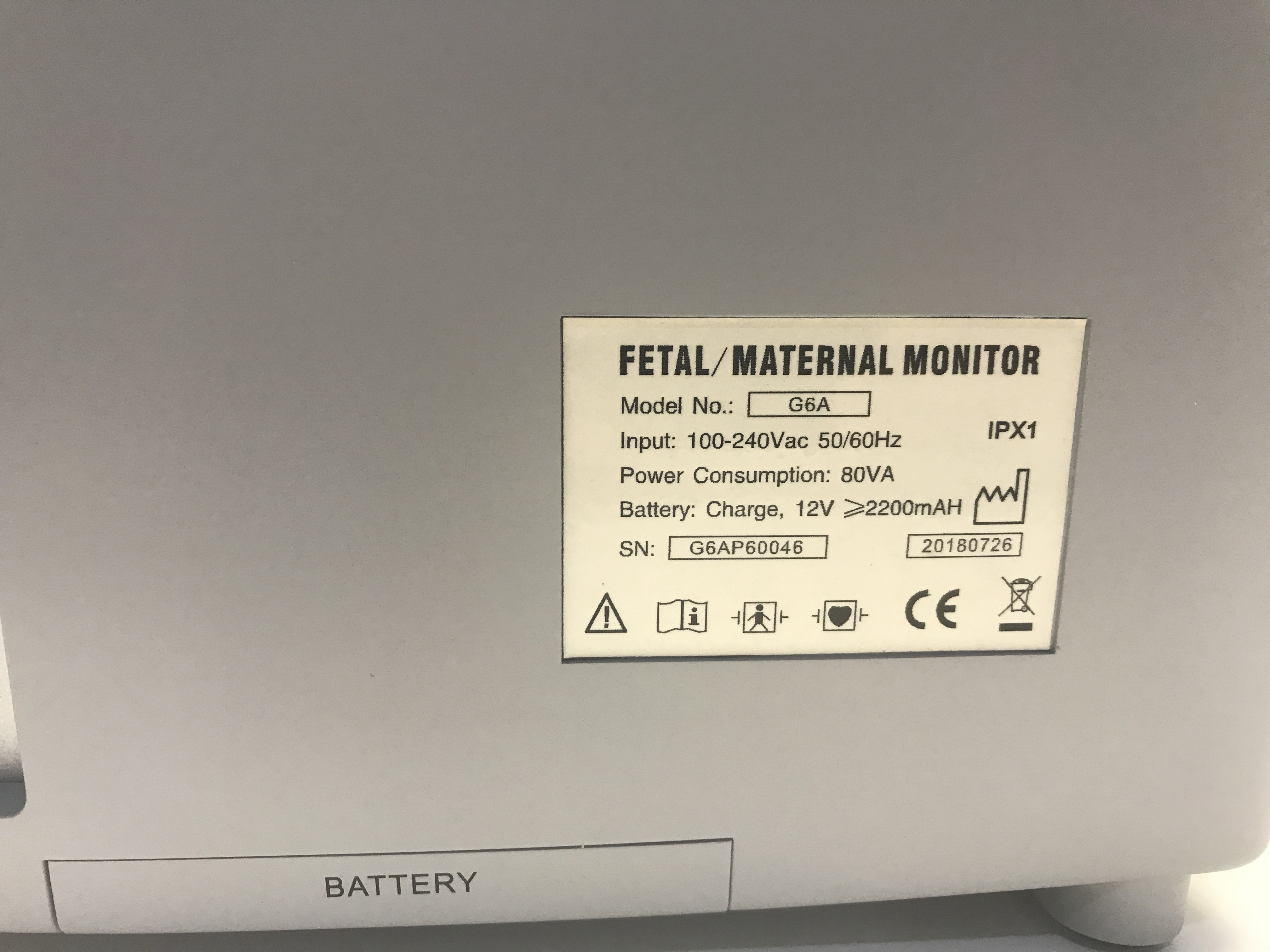 Monitor de frecuencia cardíaca doppler fetal monitor fetal